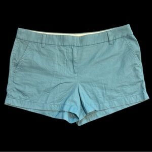 J. Crew Blue Bermuda Shorts Lightweight Cotton